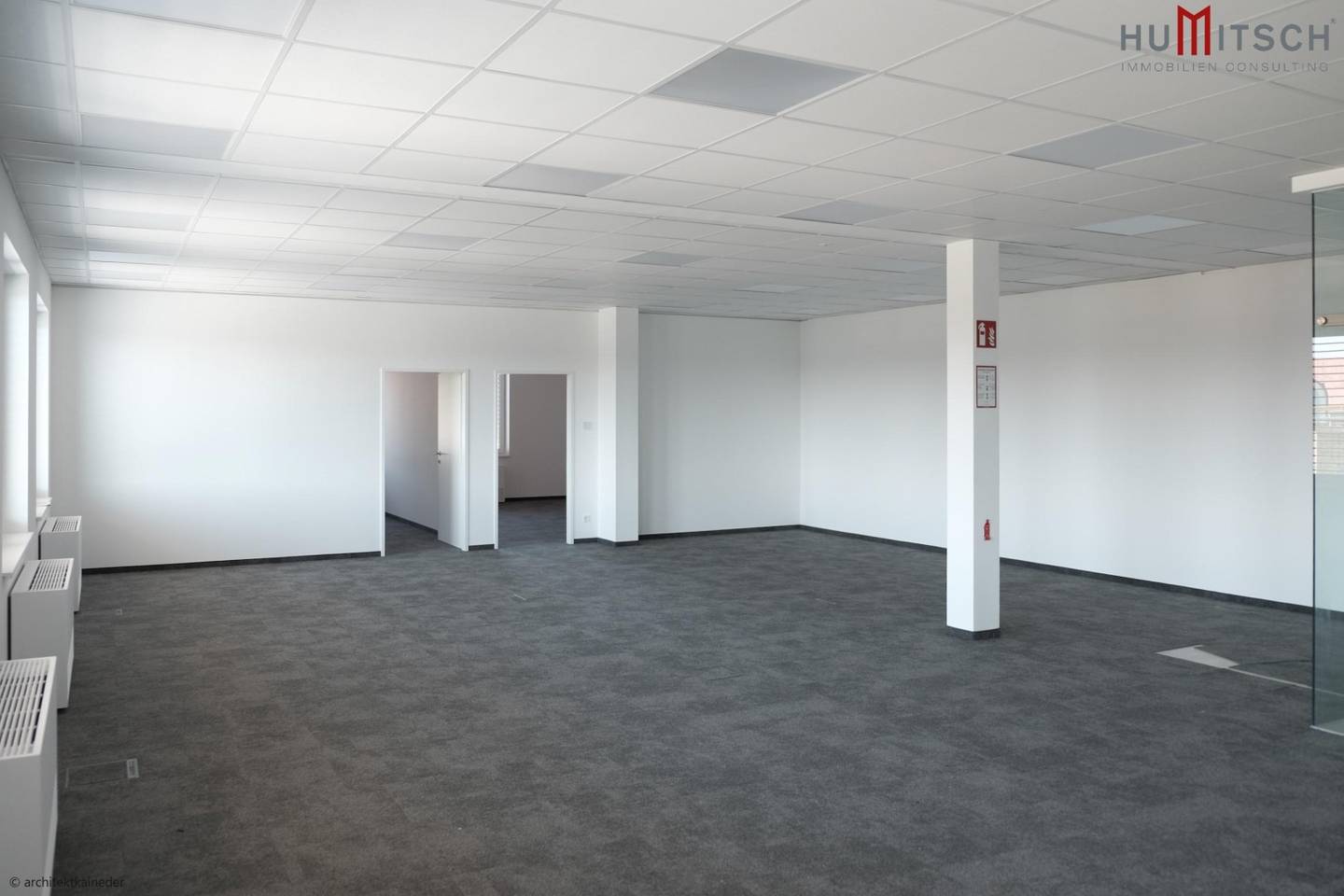 Neubau Bürofläche ca. 125 m² in Graz-Puntigam, Bürohaus Top 1.1