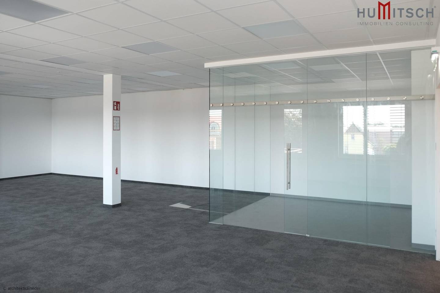 Neubau Bürofläche ca. 125 m² in Graz-Puntigam, Bürohaus Top 1.1
