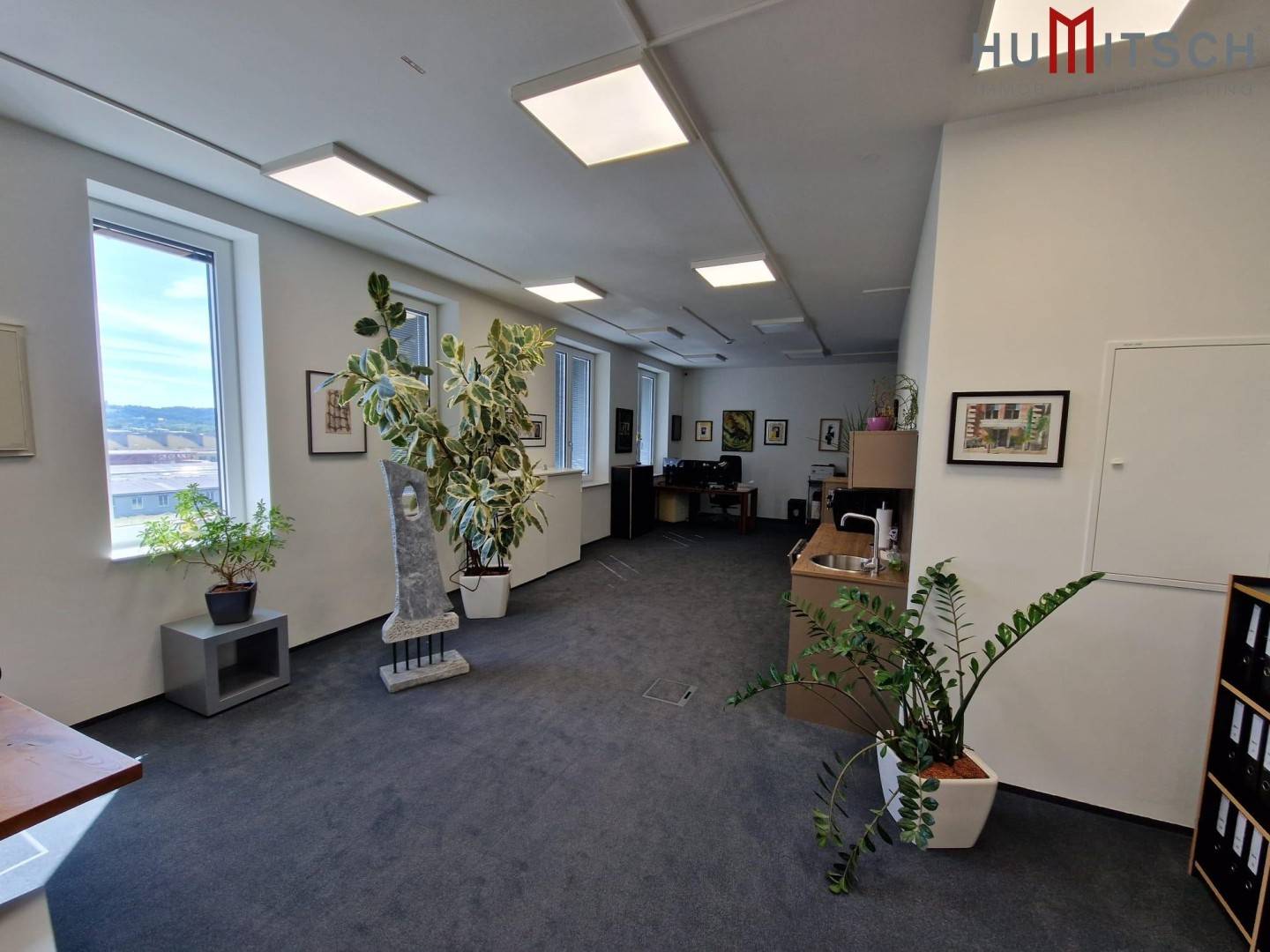 Büroflächen TT1 im Bürocenter Graz-Liebenau, 258,71 m², mit Parkplatz