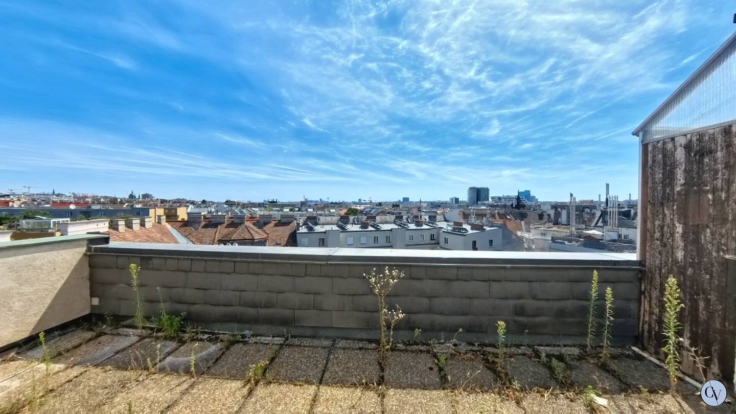 Top floor apartment with roof terrace unobstructed view