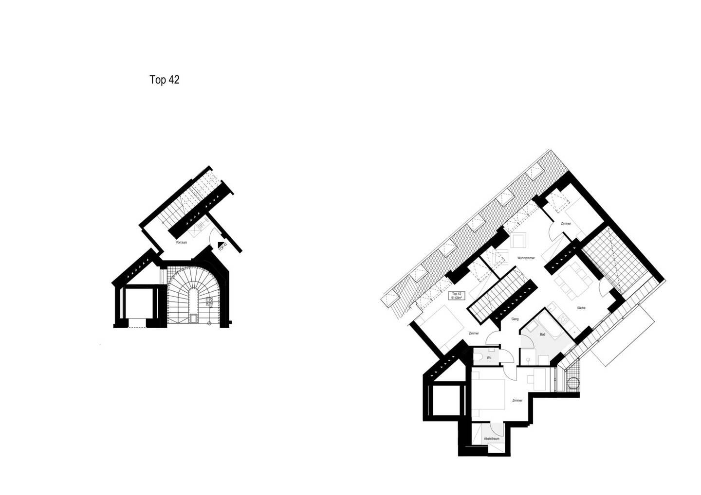 Attic apartment near Prater with terrace
