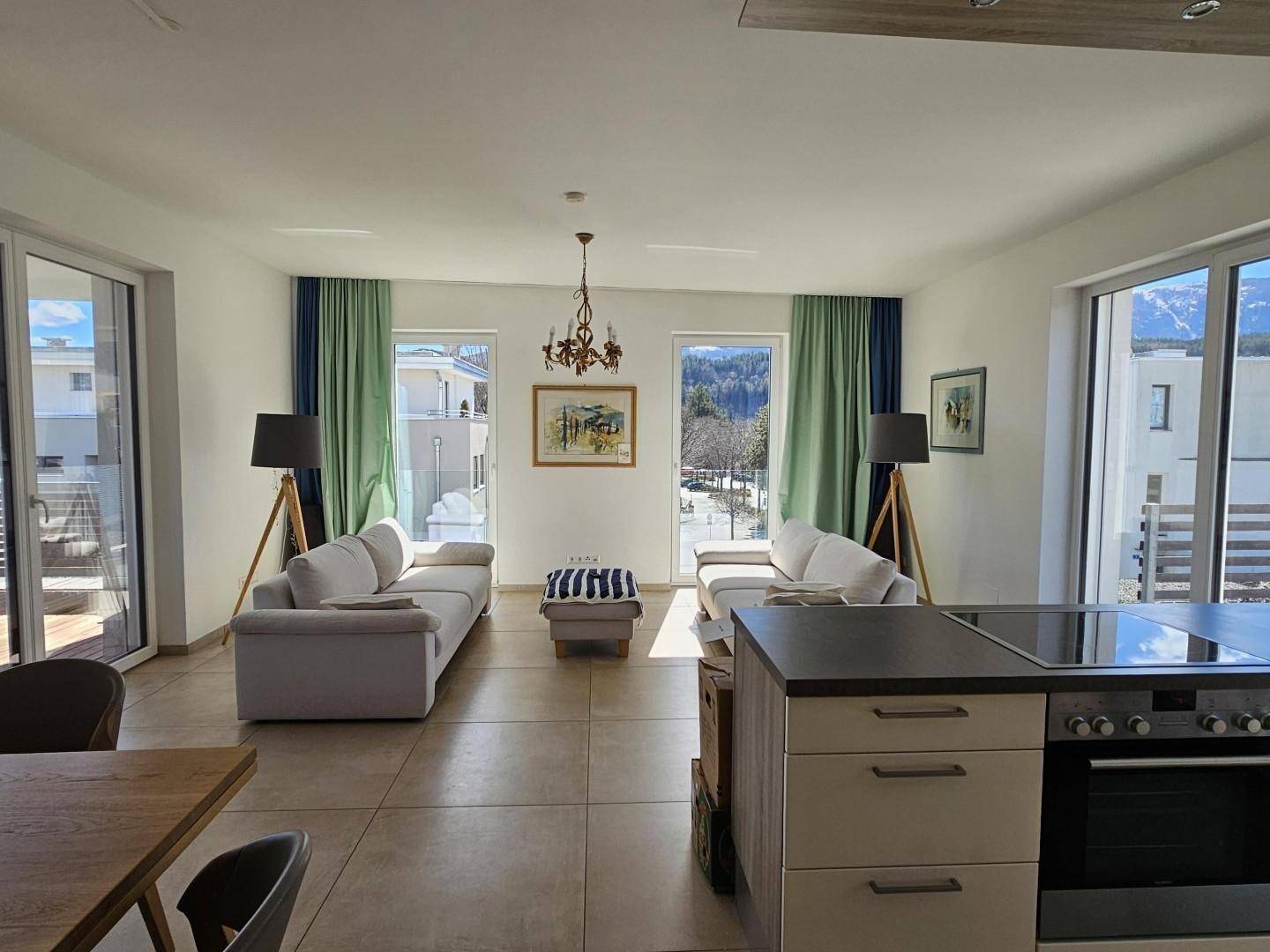 Apartment at Millstätter See with two terraces