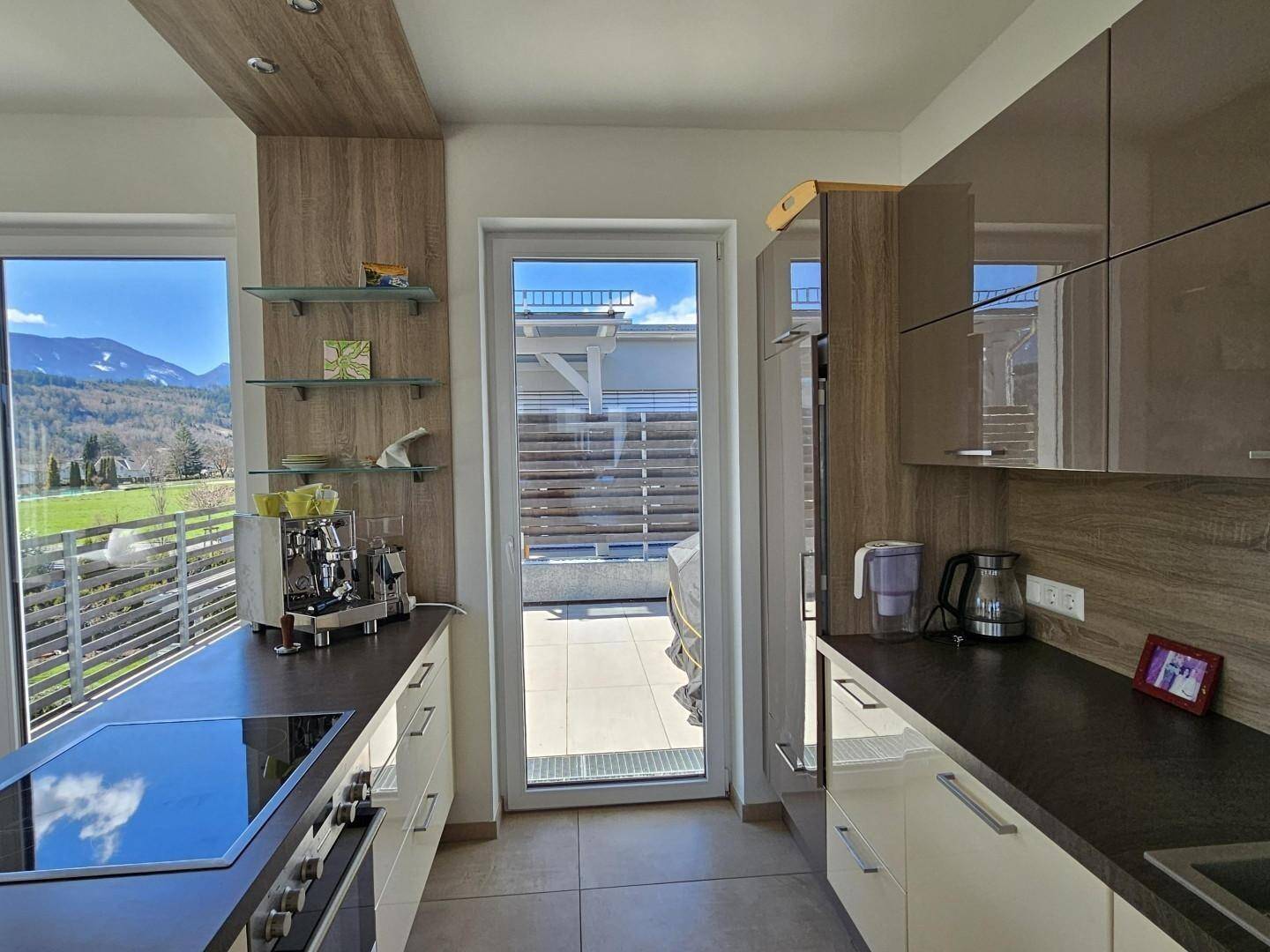 Apartment at Millstätter See with two terraces
