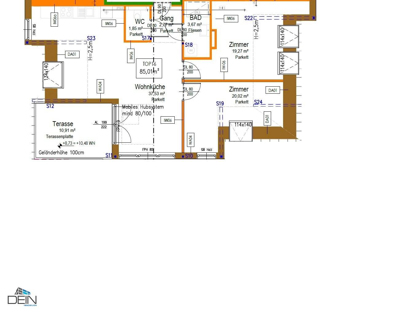 New build apartment on own land with outdoor spaces near U2