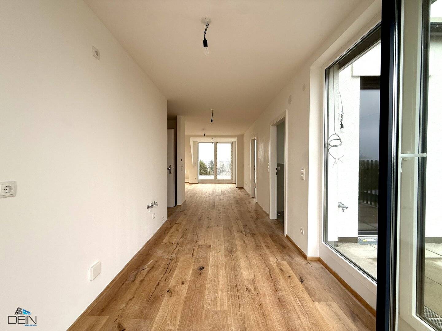 Neubauwohnungen in Essling, Wien 22. Donaustadt - Eigengund mit Freiflächen