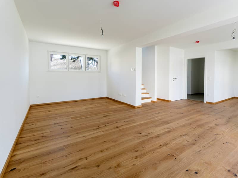 Modernes Doppelhaus zwischen Neuer Donau und Erholungsgebiet Marchfeldkanal. Ertsbezug