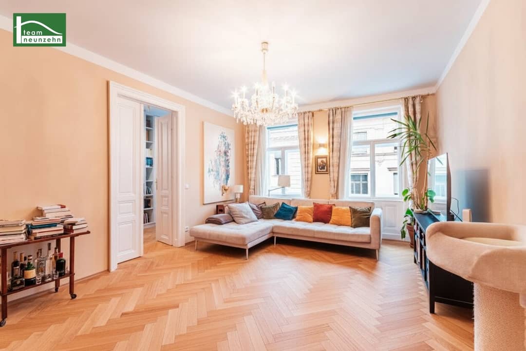 Stilvoll kernsanierte 4-Zimmer-Altbauwohnung im 9. Bezirk
