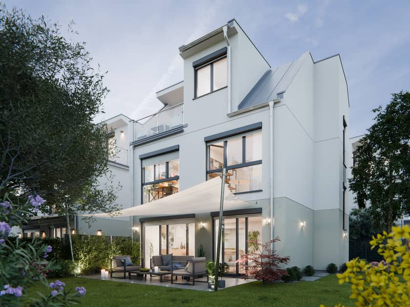 Einzelhaus in 1220 Wien, 200 m zur Alten Donau, Erstbezug, Neubau