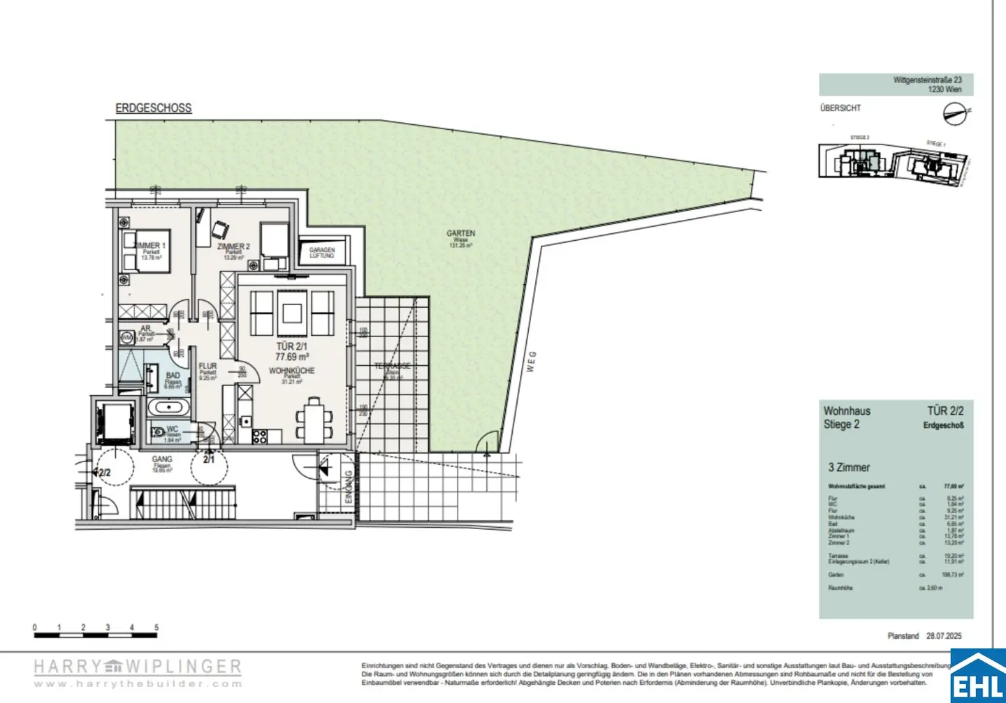 Neubau Wohnung im Grünen nahe Lainzer Tiergarten