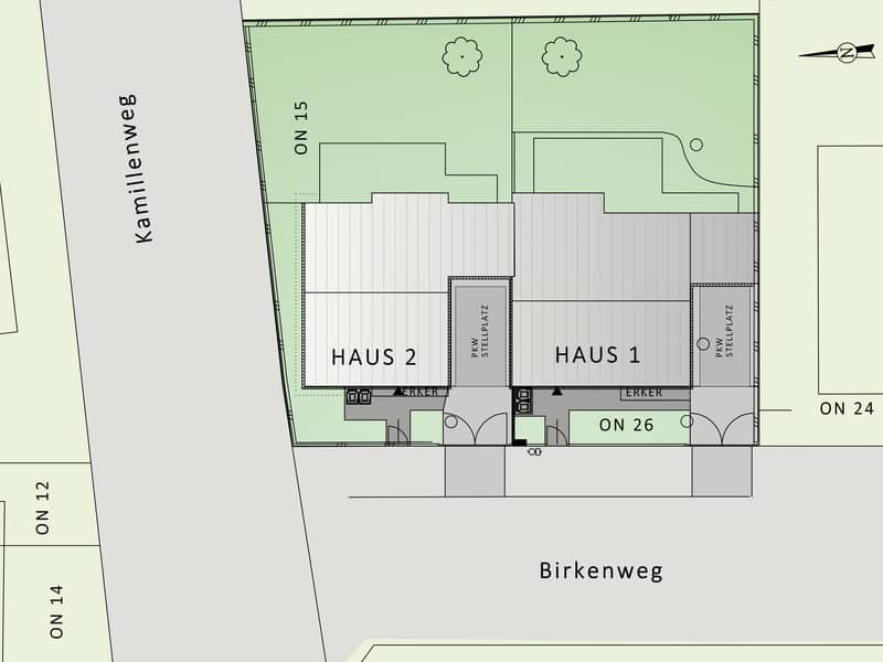 1220, Birkenweg, Nur 240 m zum Mühlwasser, Doppelhaus