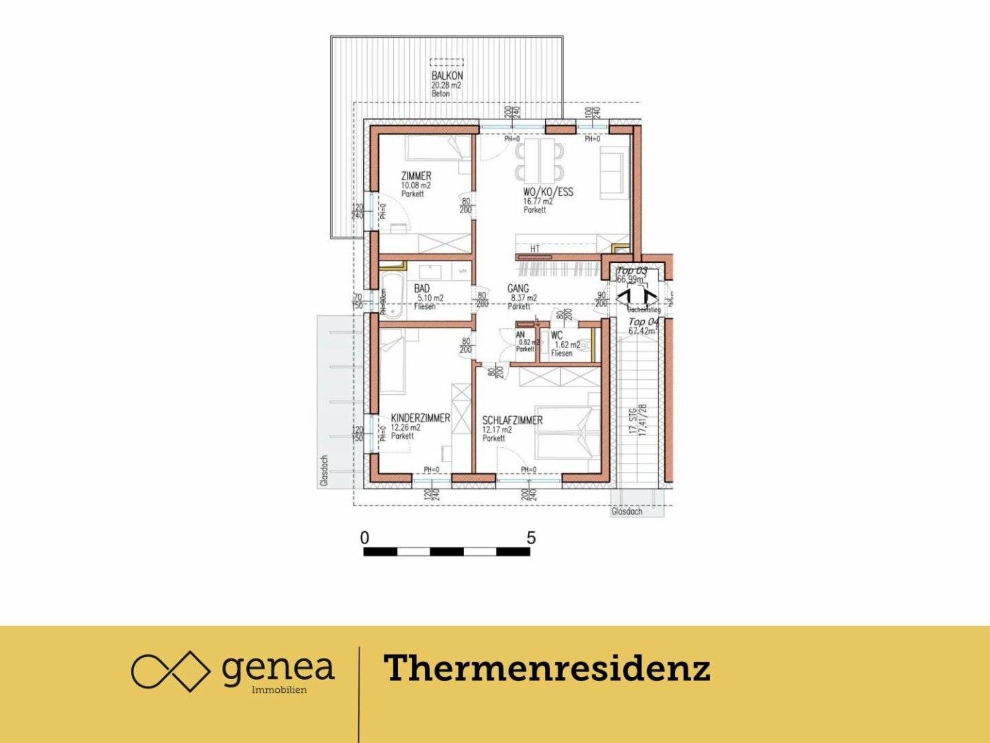 Wohnung Erstbezug mit Balkon