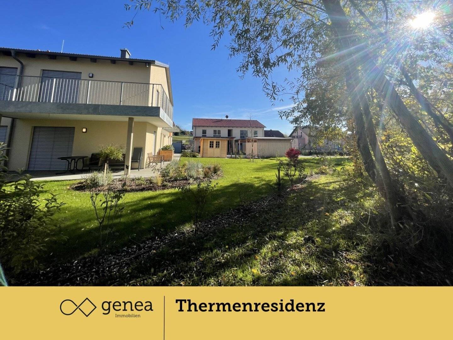 Apartment newly built with garden and terrace in Thermenregion