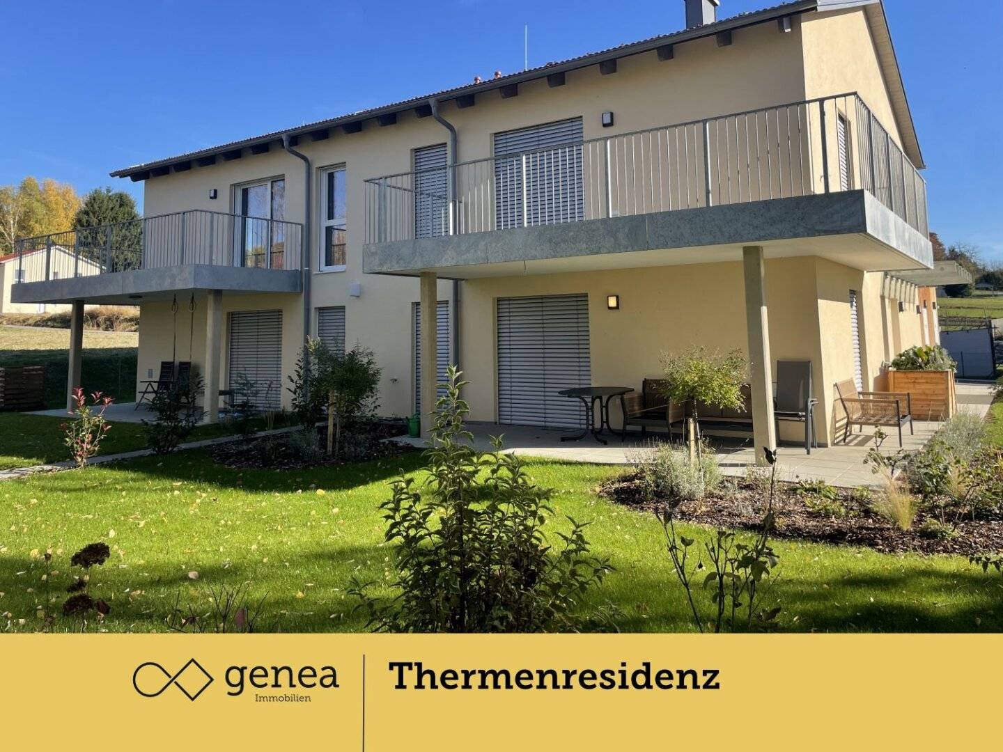Apartment newly built with garden and terrace in Thermenregion