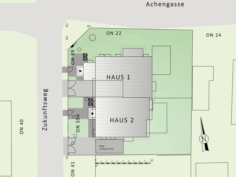 1210, Zukunftsweg, 3 Fahrradminuten zur U1 und S-Bahn, Doppelhaus