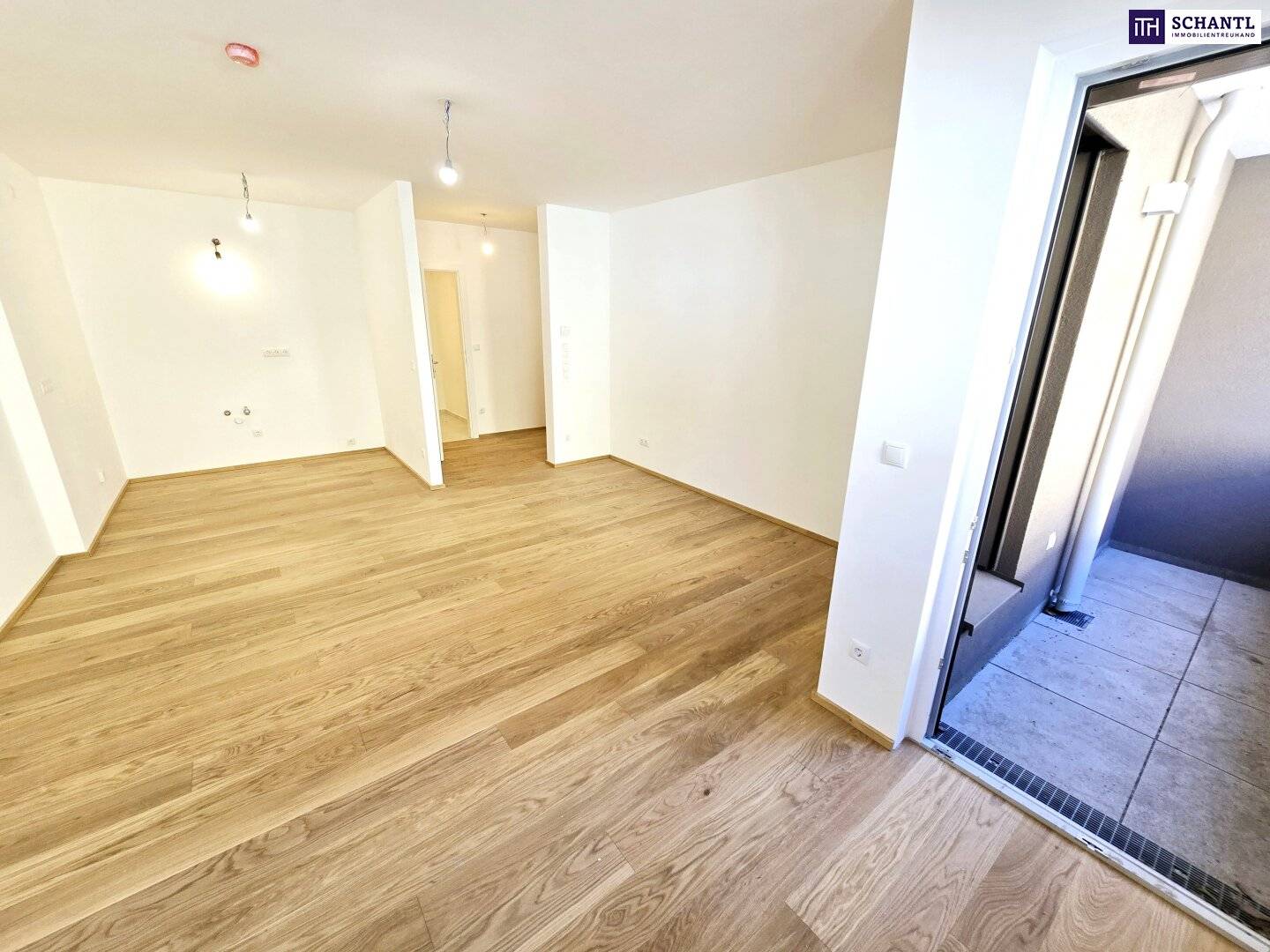New build apartment with loggia and efficiency