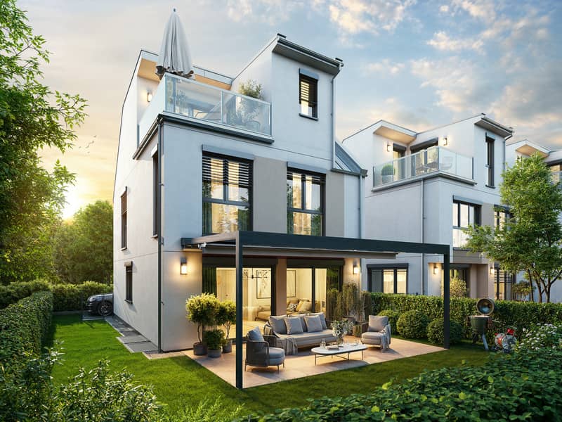 1220, Franz-Loidl-Straße, 75 m Luftlinie zur Alten Donau, 500 m zur U1, Einzelhaus