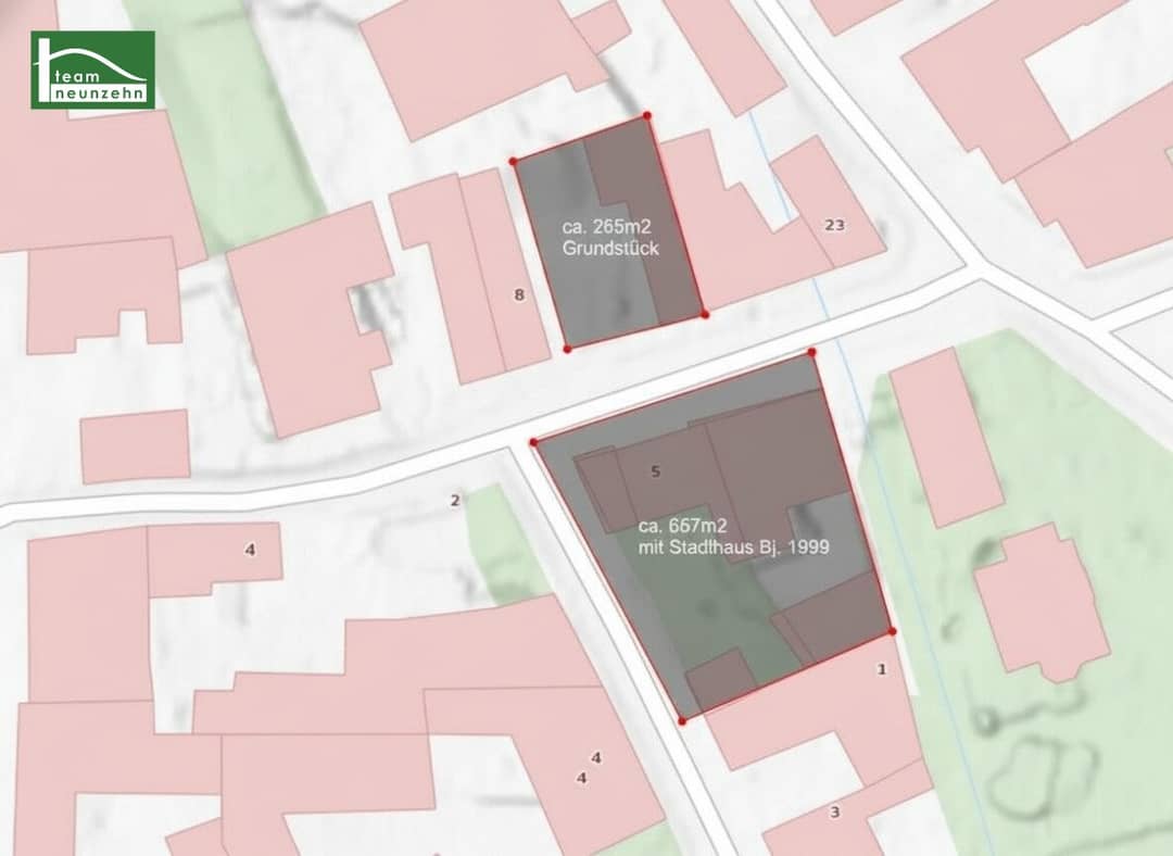 Geniales Stadthaus im Bestand + moderner Neubau mit ca. 134m² Wnfl. gleich gegenüber. (genehmigt & mit ca. 12Monaten Bauzeit)! - JETZT ZUSCHLAGEN