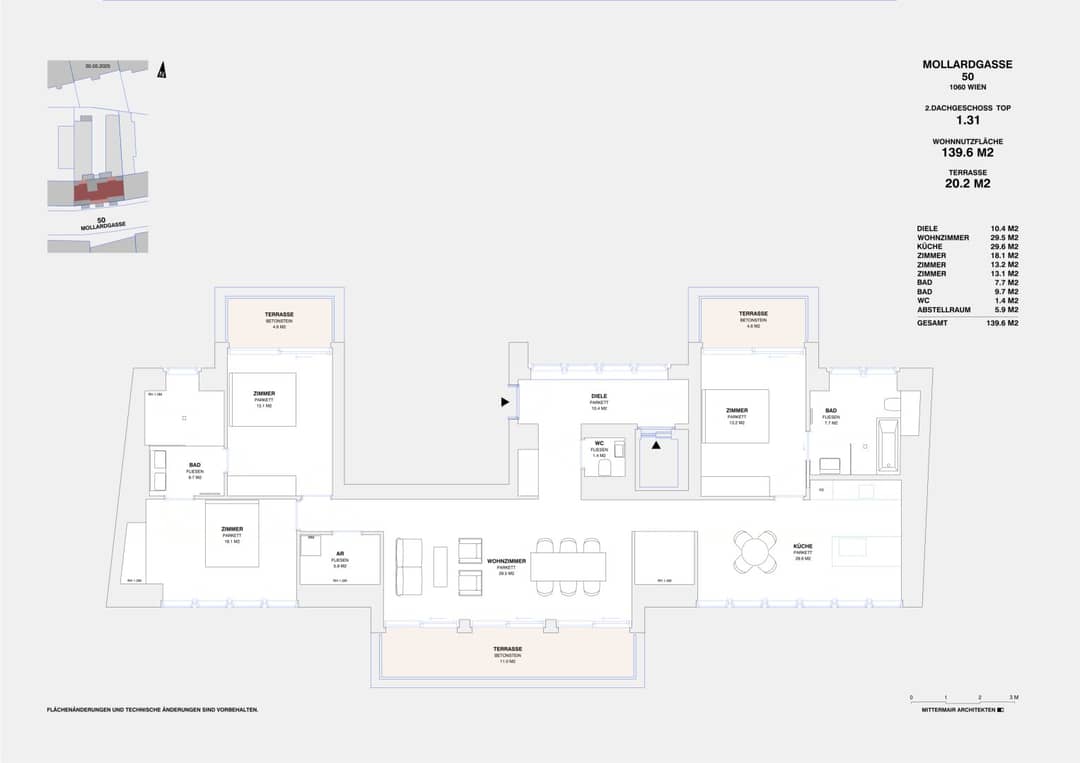 ++NEU++ Exklusives 4-Zimmer-Penthouse mit Blick über Wien (1/31)