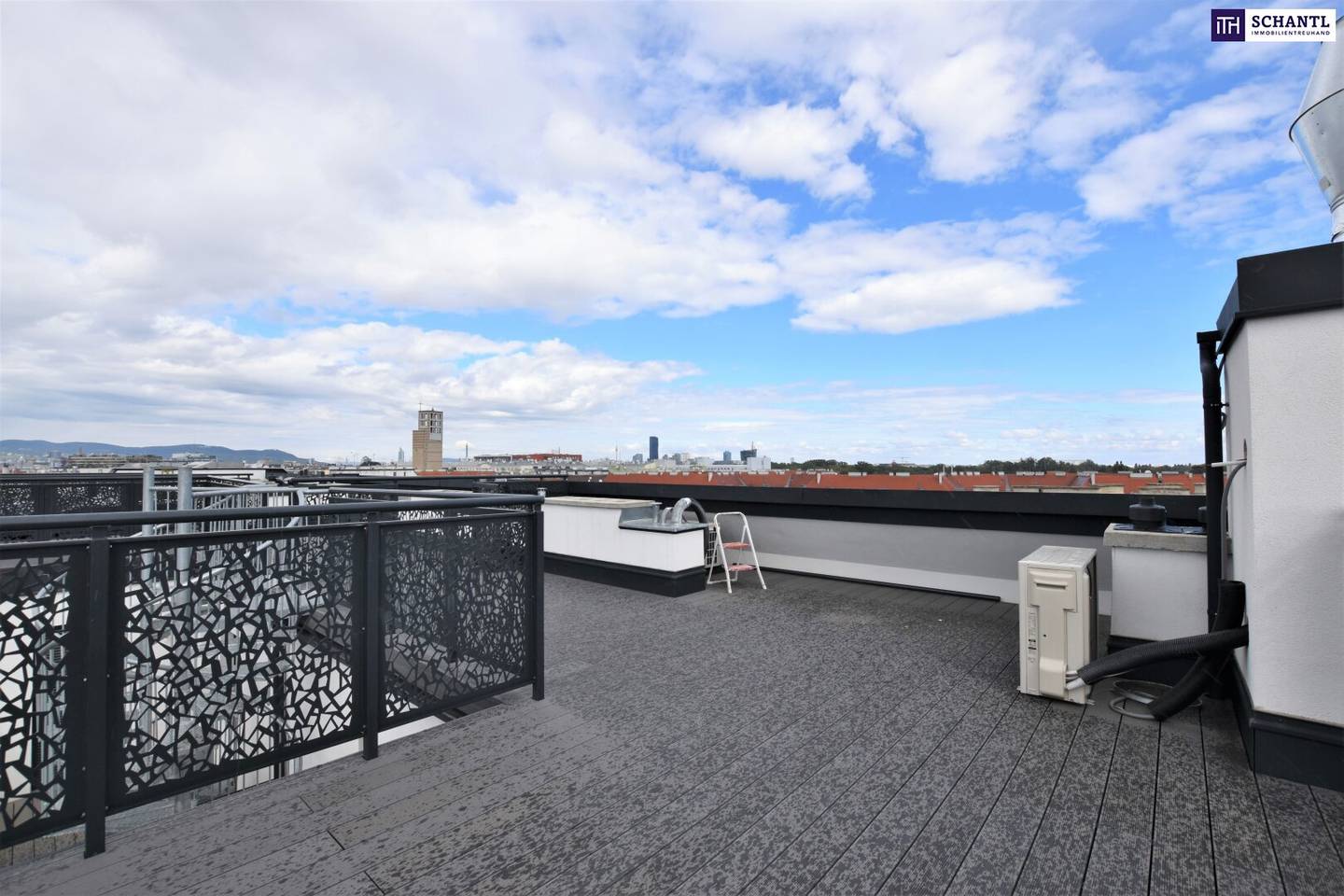 Dachgeschosswohnung große Dachterrasse Wienblick