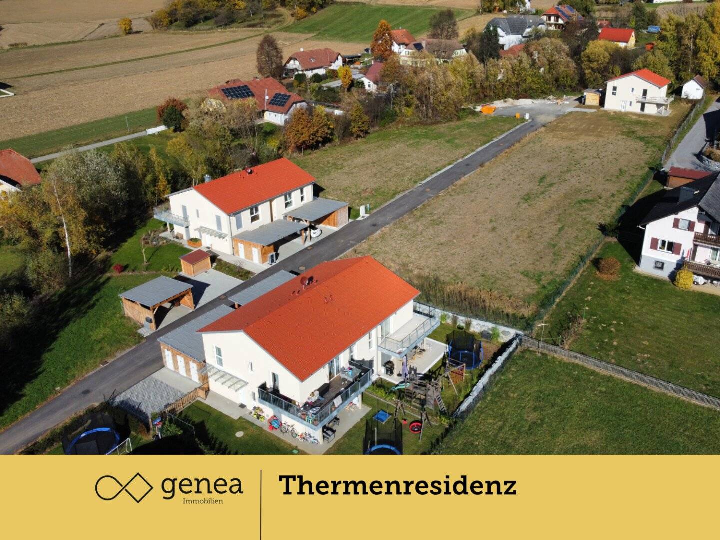 Apartment first occupancy new build with terrace in thermal spa region
