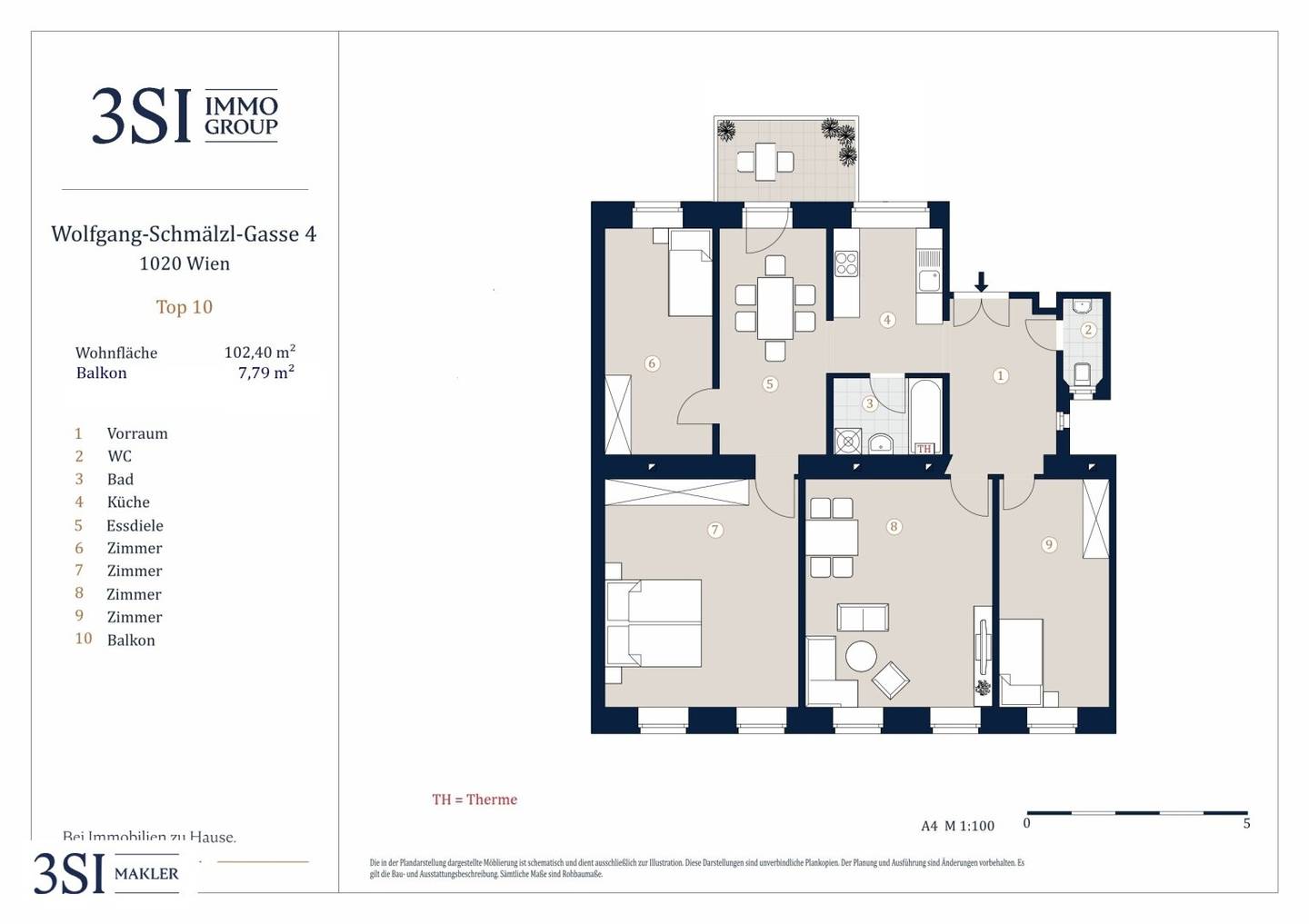Exclusive residential ambience in a Vienna period building near the popular Vienna Prater