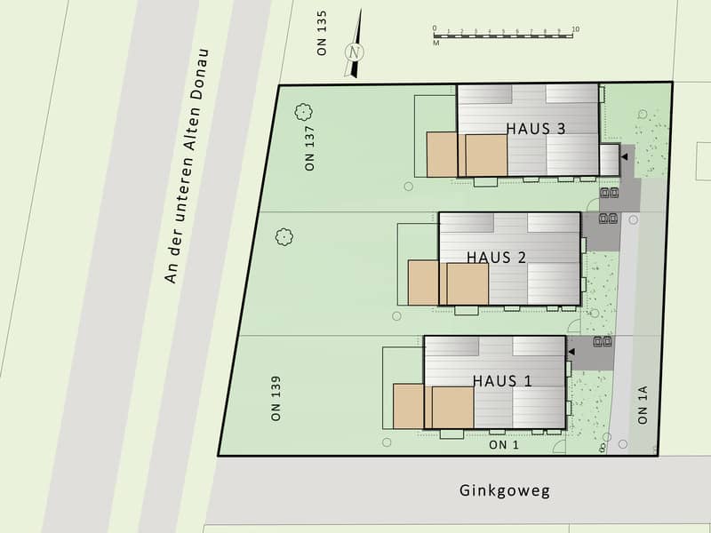 Am Wasser gebaut. Exklusives Traumhaus mit 5 Zimmer direkt an der unteren Alten Donau
