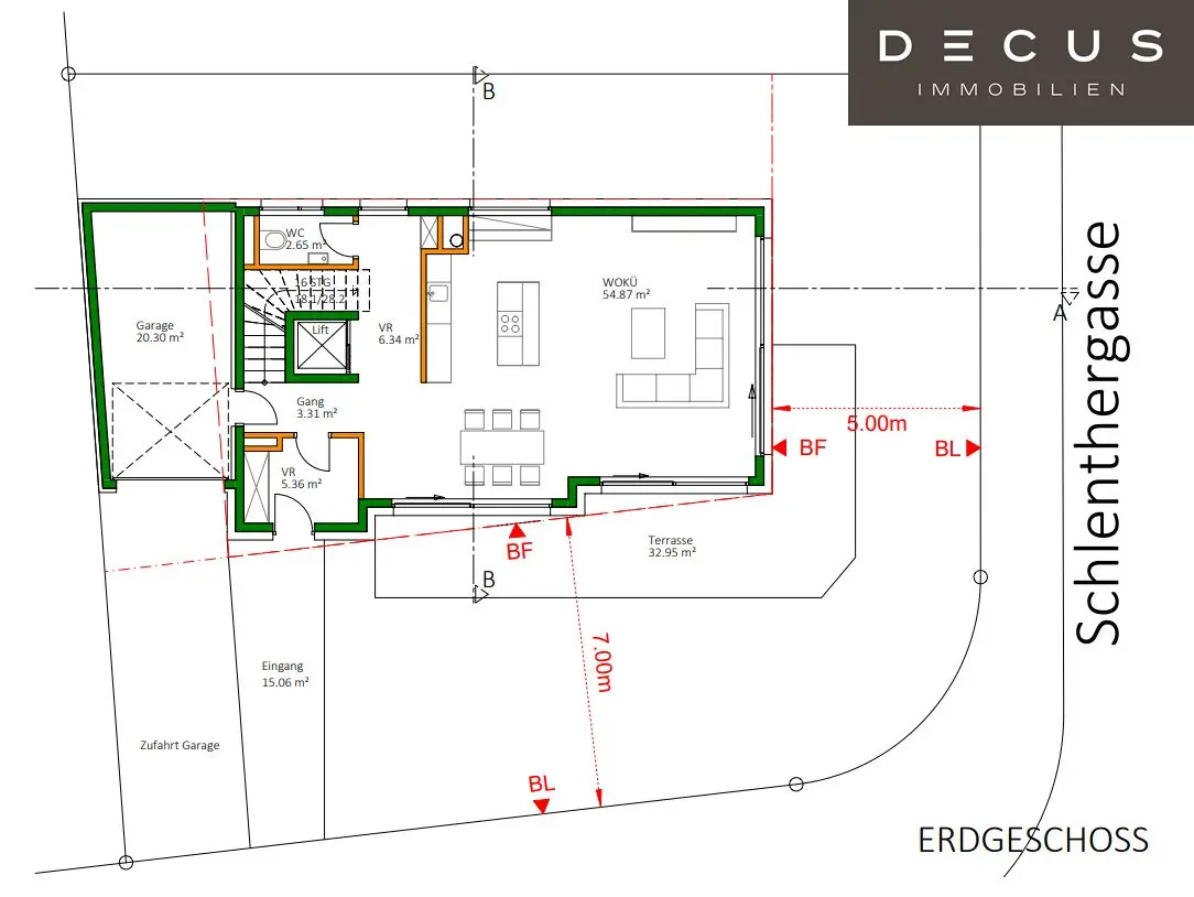 Single-family house | Roof terrace with panoramic view | 200 m² living space | 5 terraces | Garage | Private garden | Turnkey