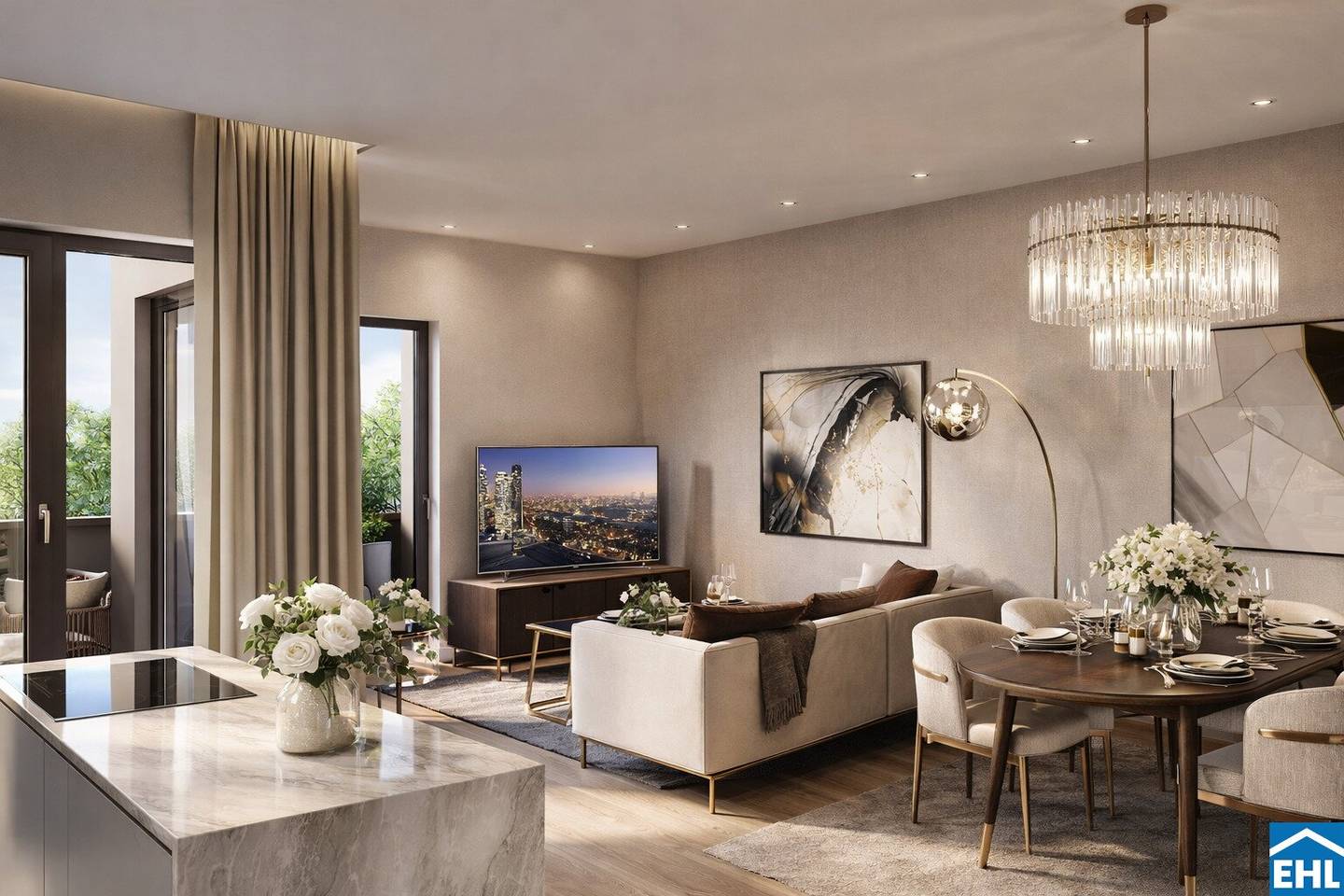 Your new home a perfect symbiosis of modern living comfort and urban quality of life