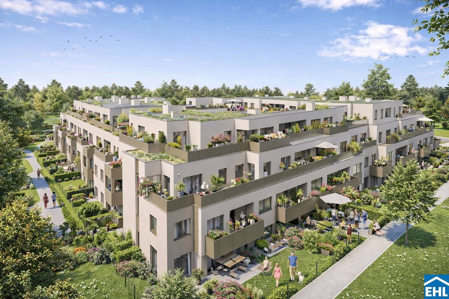 Your new home a perfect symbiosis of modern living comfort and urban quality of life