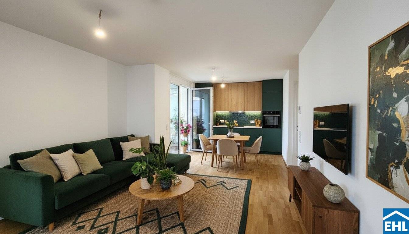 Wohnung mit Balkon und Loggia am Stadtpark Atzgersdorf