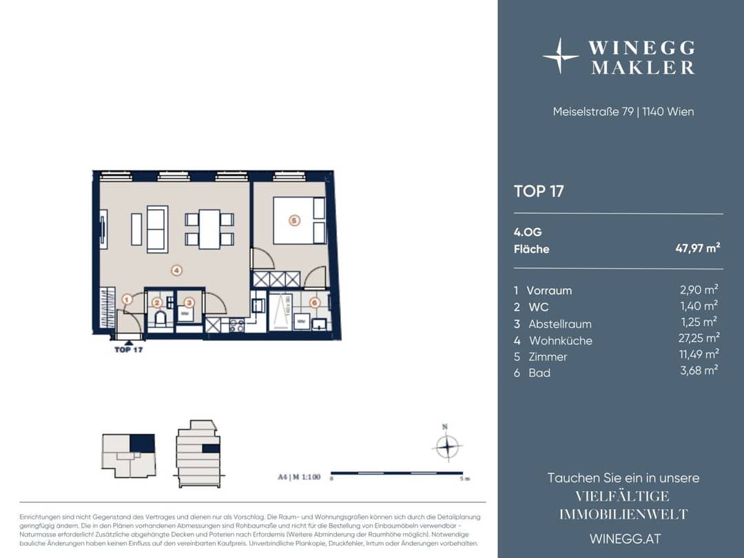 New build apartment with good transport links