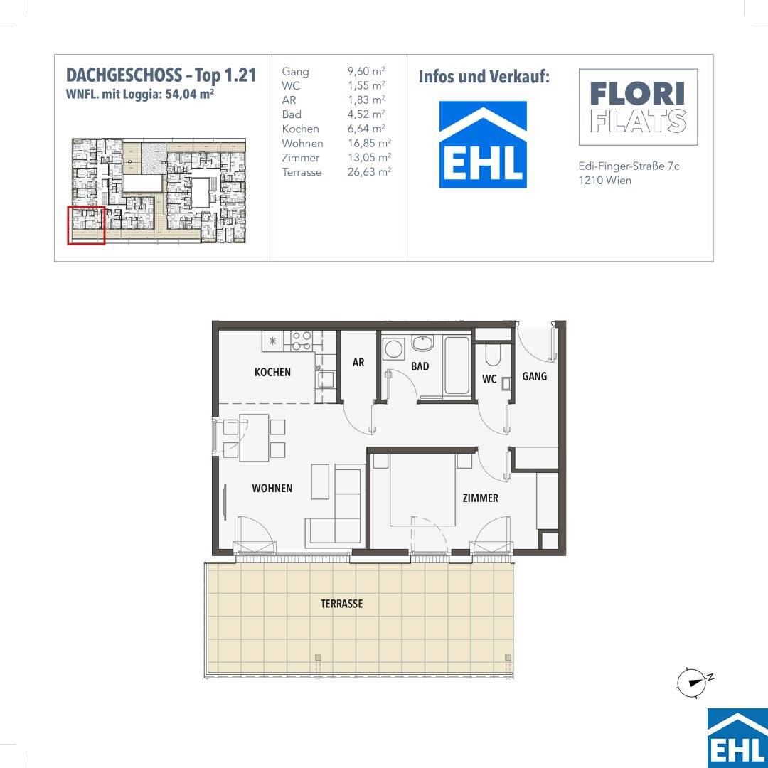 Neubau Wohnung Erstbezug Loggia Ruhige Lage