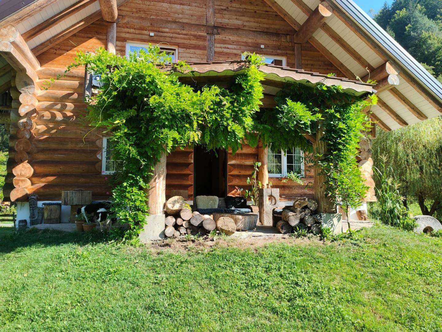 Luxuriöses Eco-Chalet in Nötsch im Gailtal mit eigenem See und Garten