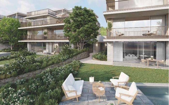 Apartment new build first occupancy terrace
