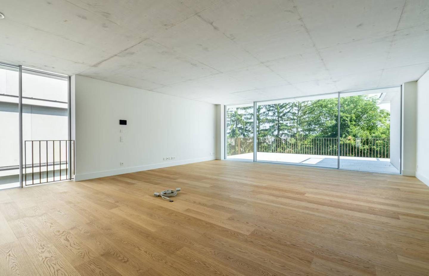New build apartment with terrace in green setting