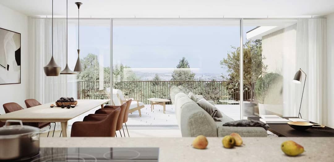 Neubau Wohnung mit Terrasse in Grünlage