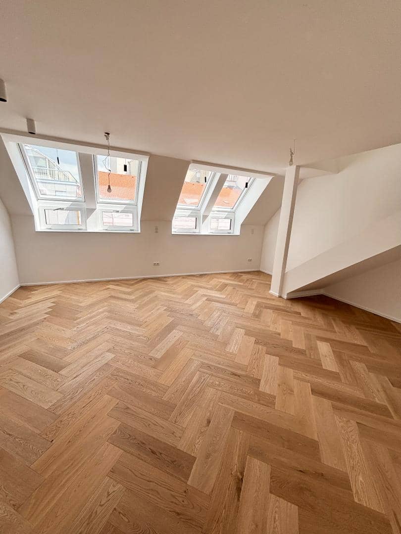 Attic apartment first occupancy with terrace