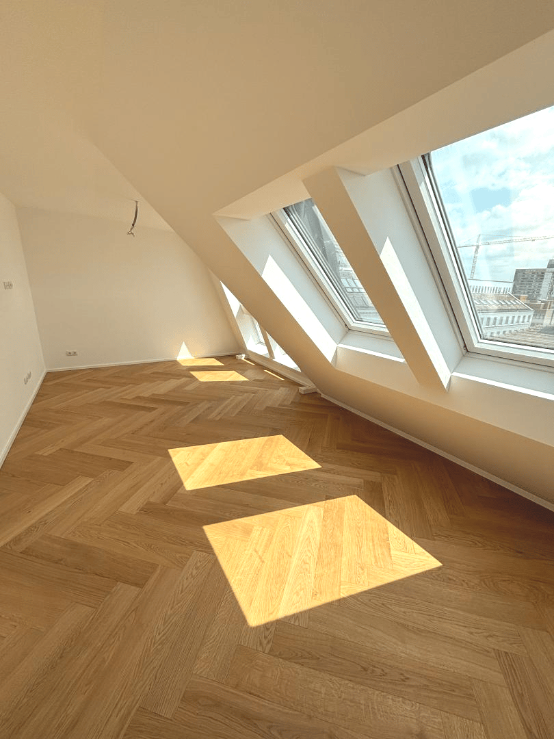 Dachgeschosswohnung 9th district new terrace