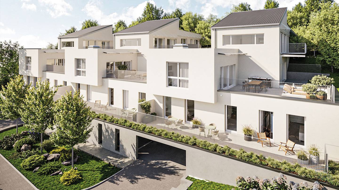 Maisonettewohnung mit zwei Terrassen und Weitblick