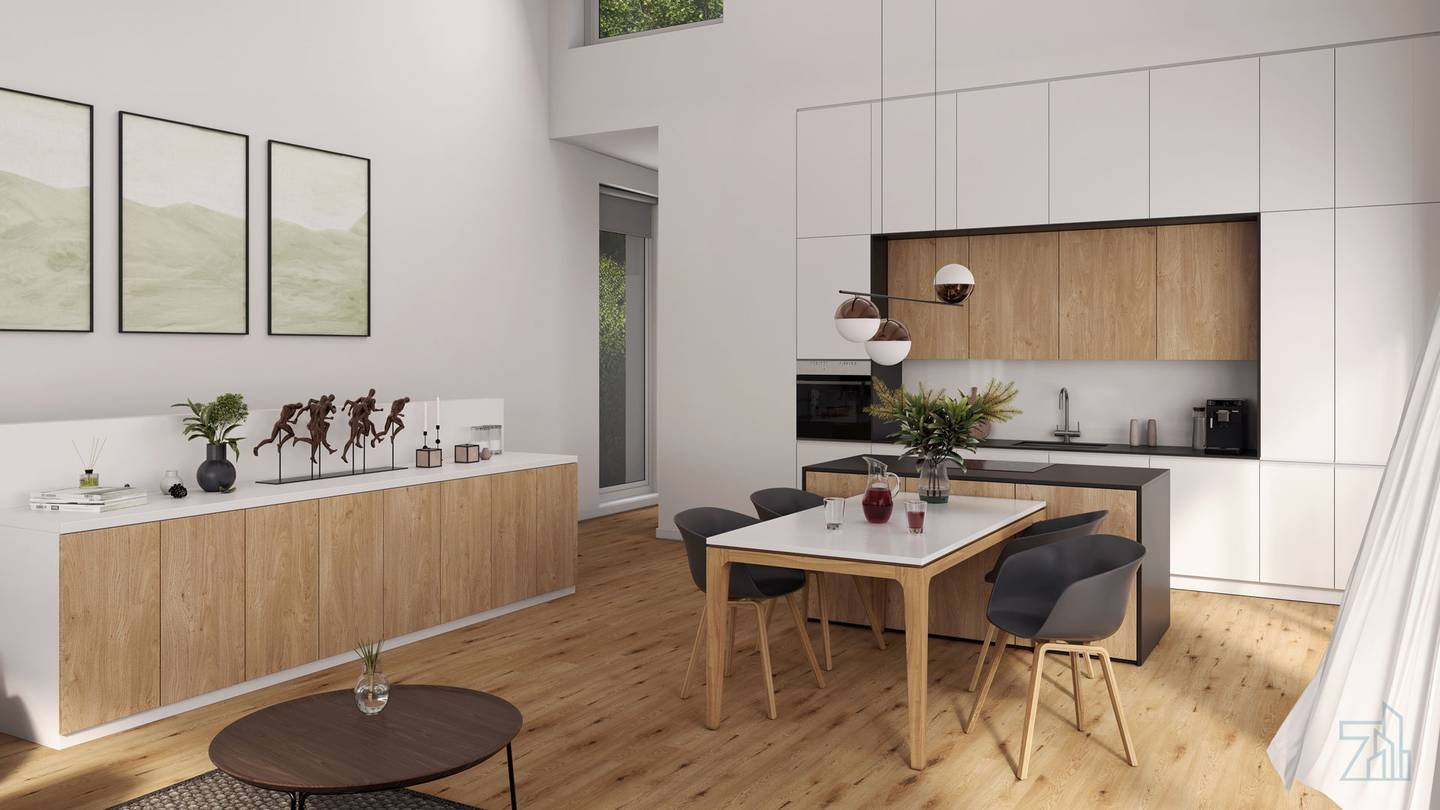 Erdgeschosswohnung Terrasse mit Fernblick