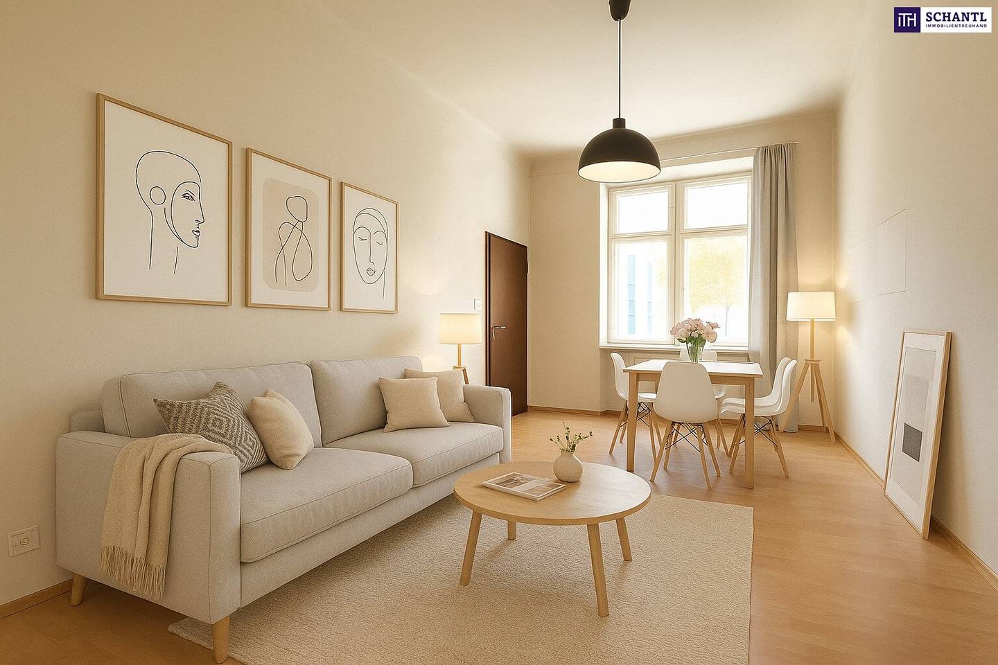 Wohnung with lift and balcony extension