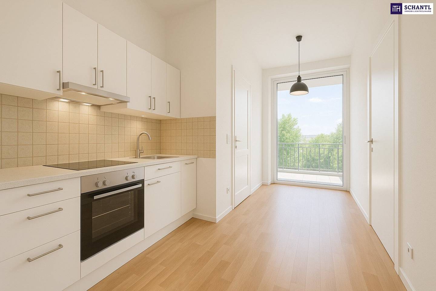Wohnung with lift and balcony extension