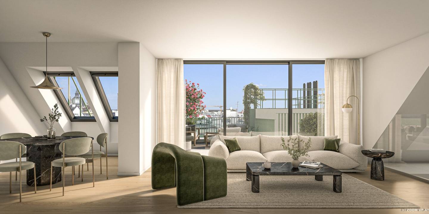 Wohnung baugenehmigter Rohdachboden lichtdurchflutet