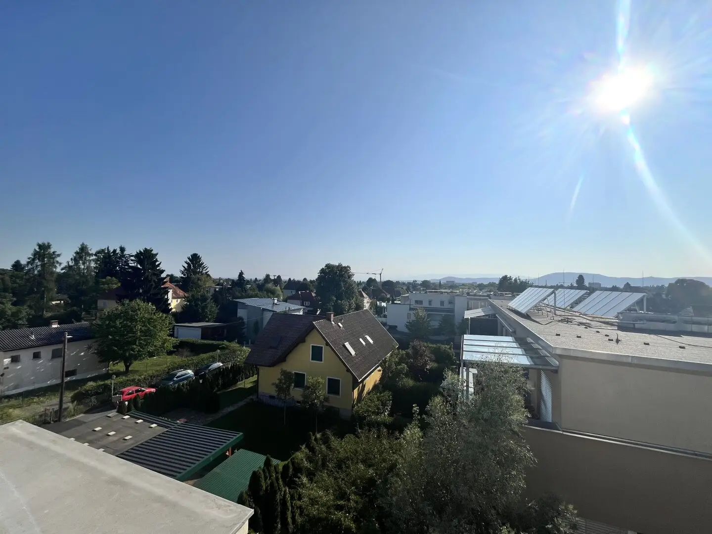 Wohnung Graz St Peter Luftig hell Terrasse