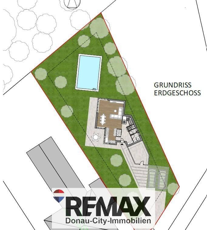 Grundstück in Sollenau – 878 m², zwei Planungsvorschläge möglich