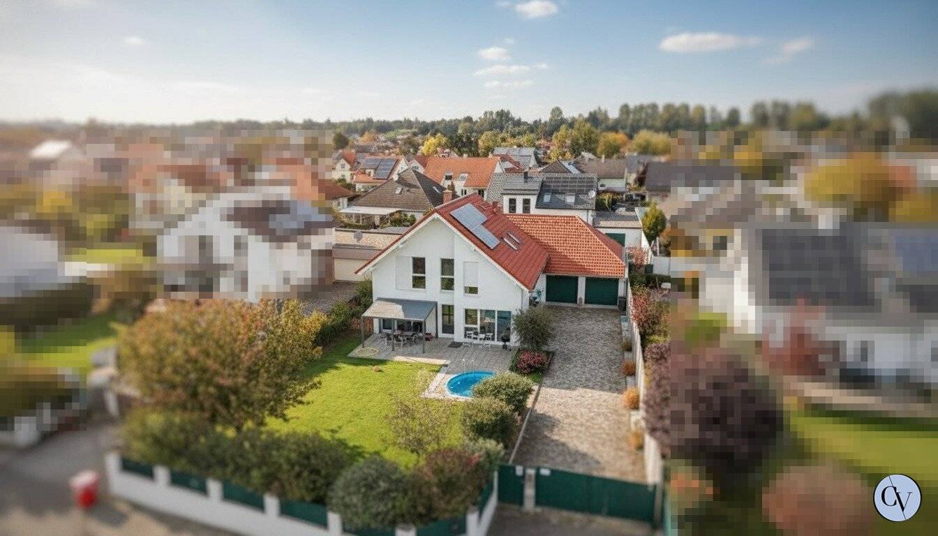 Modern passive house in absolute quiet location near Vienna