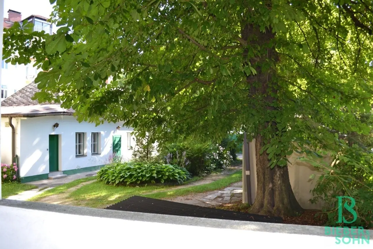 Blick ins Grüne! Zentrumsnahe Loggia-Wohnung - WG geeignet! Garagenplatz!
