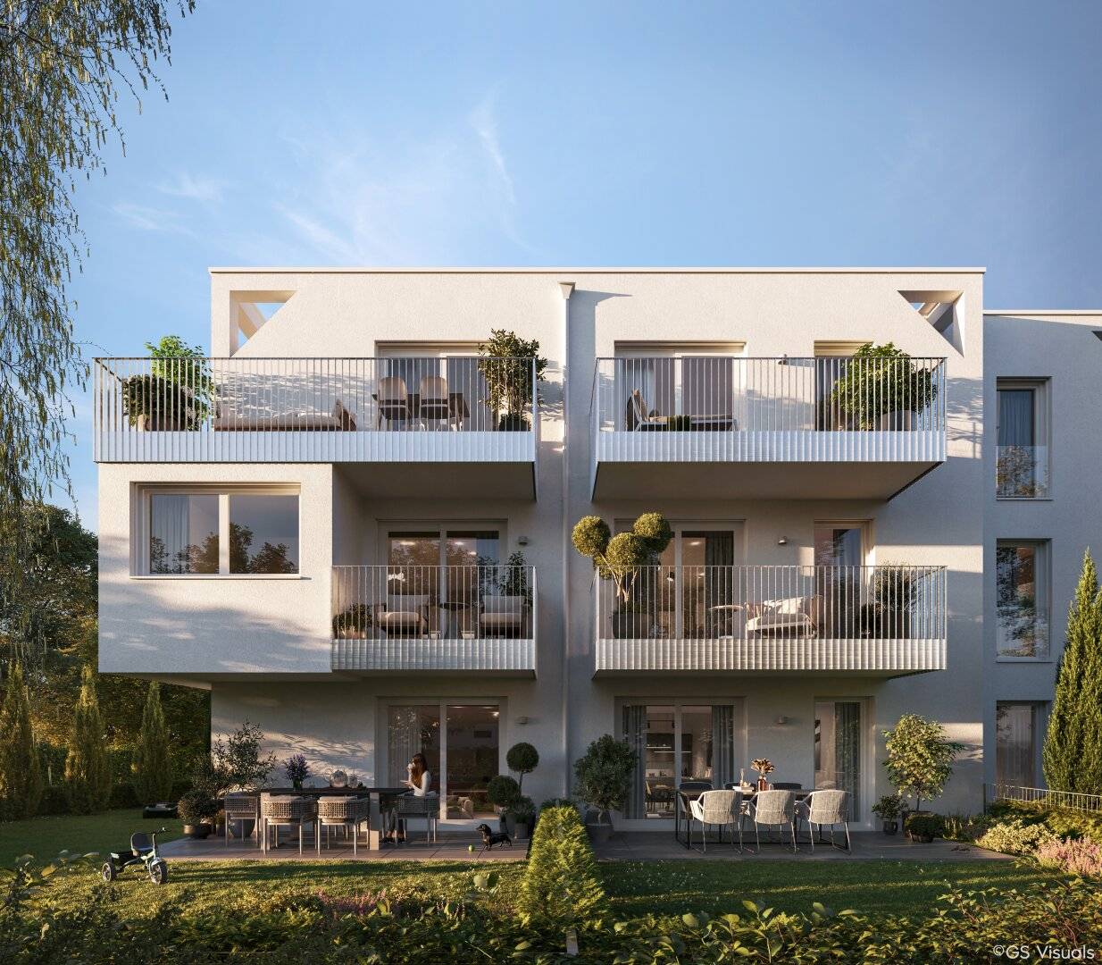 Exclusive first-occupancy apartment with two balconies at Alte Donau (Alte Donau)