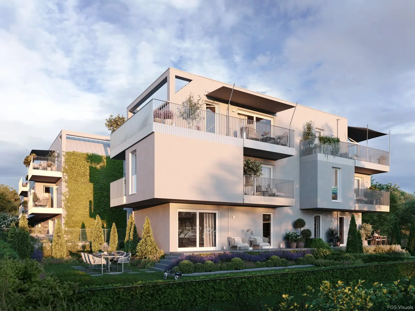 Neubauwohnung mit Terrasse und Garten an der Alten Donau