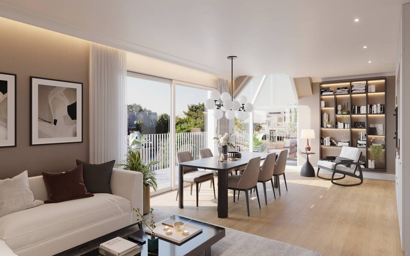 Moderne Erstbezug Neubauwohnung mit Balkon an der Alten Donau